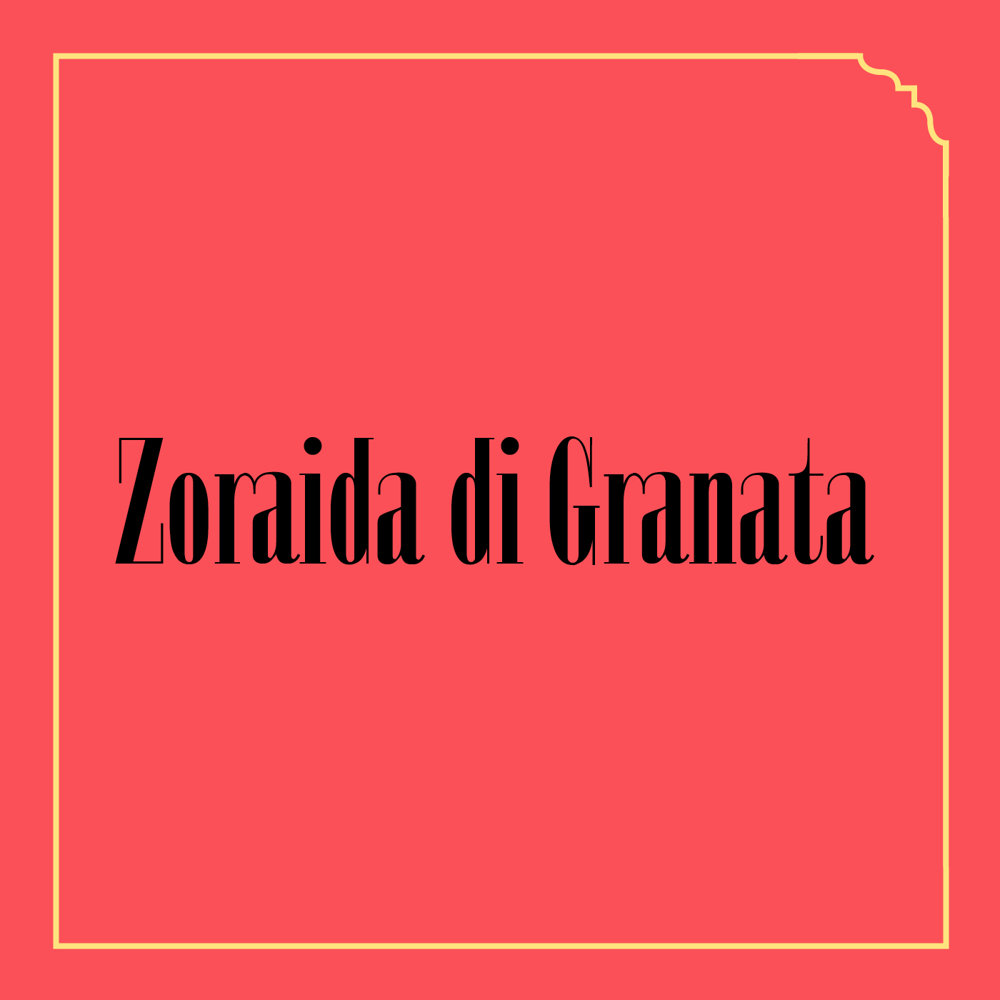 Zoraida di Granata Teatro Donizetti